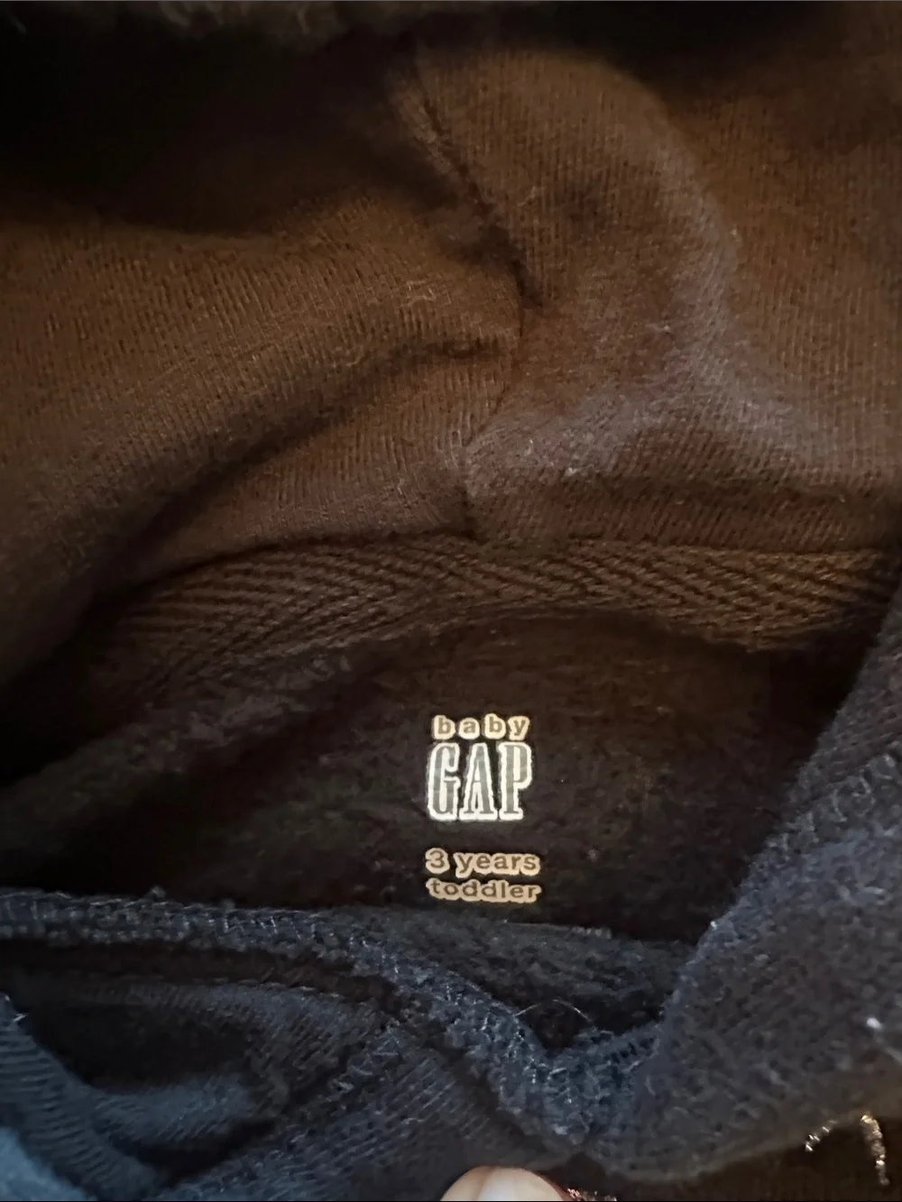GAP Black Kids Hooded Cat Sweatshirt